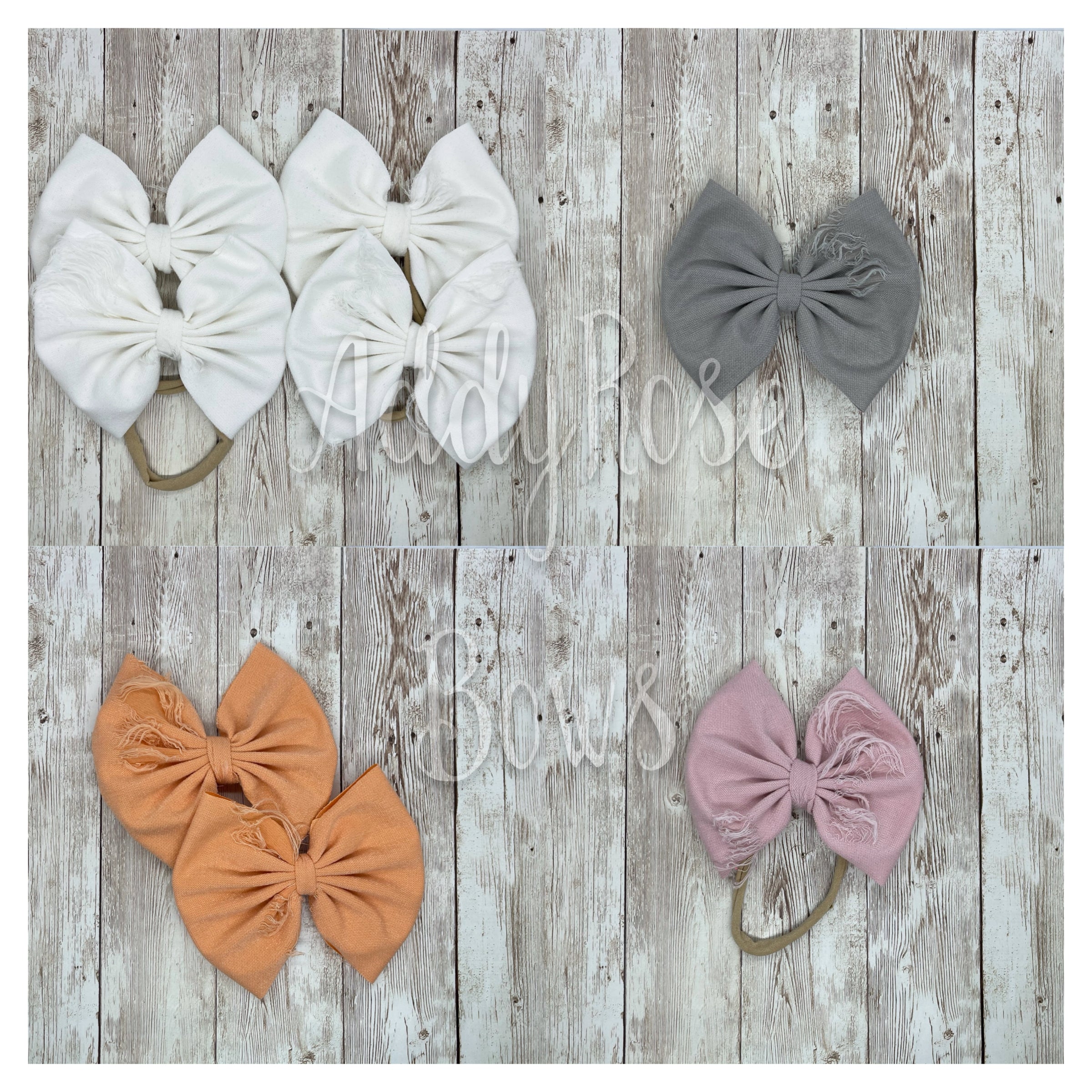 Distressed Wraps & 5in Bows